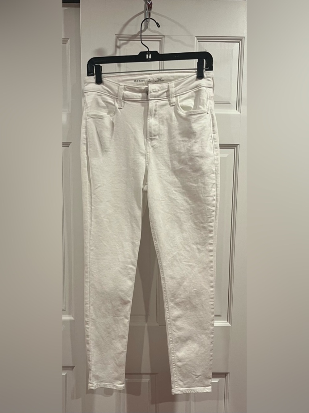 High-Rise Wow Super Skinny White Jeans